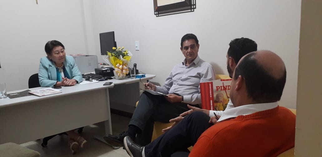 Equipe do NRE de Campo Mourão recebe presidente da FUNDEPAR e encaminha demandas