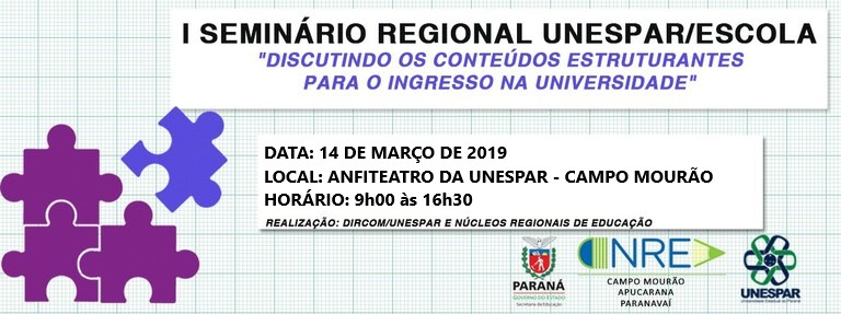 Seminário Regional Unespar/Escola