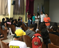 Alunos do Curso Pronatec/Mediotec em Administração têm aula inaugural e recebem kits escolares