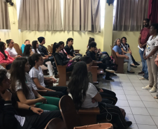 Alunos do Curso Pronatec/Mediotec em Administração têm aula inaugural e recebem kits escolares