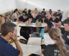 Professores de Matemática do NRE de Campo Mourão, retomam Grupo de Estudos
