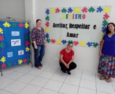 NRE de Campo Mourão participando do Mês de Conscientização do Autismo
