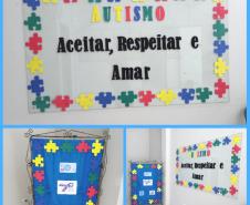 NRE de Campo Mourão participando do Mês de Conscientização do Autismo