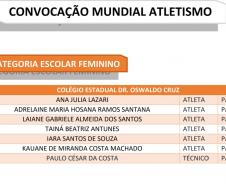 É campeão! Espetacular, Colégio Osvaldo Cruz sagra-se campeão nacional de atletismo e irá representar o Brasil no Mundial, da Croácia