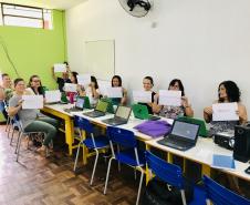 Primeira fase do projeto: “A utilização de APPs (aplicativos) gratuitos como recurso de apoio na relação ensino/aprendizagem” é iniciada com Educadores de Iretama