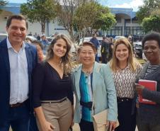 Equipe do NRE de Campo Mourão recebe presidente da FUNDEPAR e encaminha demandas
