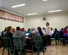 Colocando a teoria em prática, após realização da oficina: "A utilização da plataforma Quizlet como recurso adicional para elaboração e produção de avaliações", educadores da rede estadual de ensino do CE Adaucto da Silva Rocha, do município de Luiziana, utilizam o novo recurso pedagógico com seus alunos.