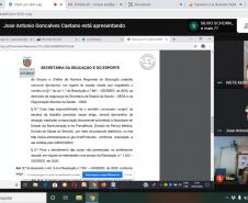 O NRE de Campo Mourão vem realizando momentos de formação, reuniões de trabalho e orientadoras, mantendo diálogo contínuo com os estabelecimentos de ensino para a realização das ações no aspecto pedagógico e administrativo para funcionamento da rotina escolar. 