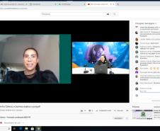A professora Marta Regina de Brito da disciplina de Química, do Colégio Estadual de Campo Mourão, realizou durante esse mês de outubro duas Lives por meio do Google meet, com o tema Halloween: sempre foi Ciência, a Química explica o porquê! Aberta a todos os alunos(as) e demais interessados das demais instituições do NRE de Campo Mourão