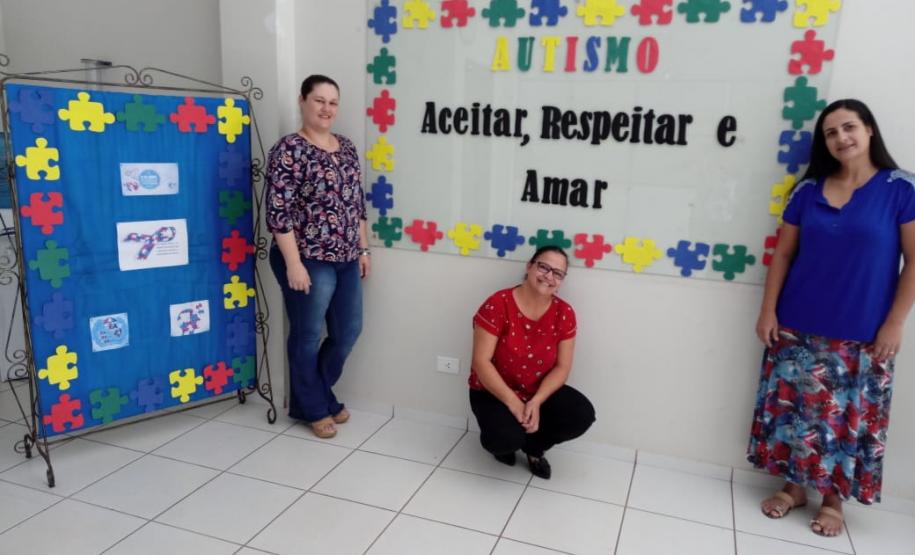 NRE de Campo Mourão participando do Mês de Conscientização do Autismo
