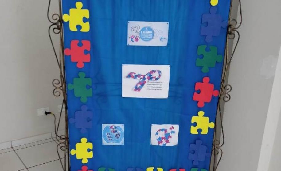 NRE de Campo Mourão participando do Mês de Conscientização do Autismo