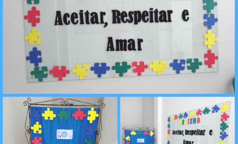 NRE de Campo Mourão participando do Mês de Conscientização do Autismo
