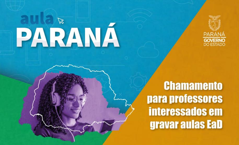 Educação abre credenciamento para professores interessados em gravar aulas EaD A Secretaria de Estado da Educação e do Esporte (Seed) abriu, nesta sexta-feira (3), chamamento para professores interessados em compor o grupo de trabalho com vistas à produção de material audiovisual destinado a estudantes da Educação Básica da rede estadual de ensino