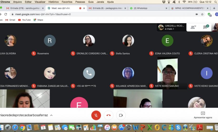 NRE CAMPO MOURÃO ORGANIZA REUNIÕES COM OS SEGMENTOS QUE COMPÕEM A REDE DE PROTEÇÃO As reuniões estão sendo realizadas com os segmentos que compõe a Rede de Proteção por Comarca. Tem por objetivo articular e efetivar o trabalho da Rede de Proteção na busca pelos alunos evadidos da escola.