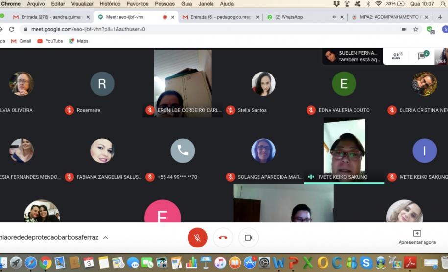 NRE CAMPO MOURÃO ORGANIZA REUNIÕES COM OS SEGMENTOS QUE COMPÕEM A REDE DE PROTEÇÃO As reuniões estão sendo realizadas com os segmentos que compõe a Rede de Proteção por Comarca. Tem por objetivo articular e efetivar o trabalho da Rede de Proteção na busca pelos alunos evadidos da escola.