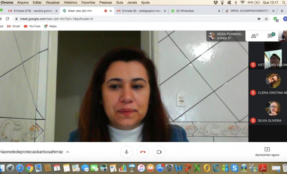 NRE CAMPO MOURÃO ORGANIZA REUNIÕES COM OS SEGMENTOS QUE COMPÕEM A REDE DE PROTEÇÃO As reuniões estão sendo realizadas com os segmentos que compõe a Rede de Proteção por Comarca. Tem por objetivo articular e efetivar o trabalho da Rede de Proteção na busca pelos alunos evadidos da escola.