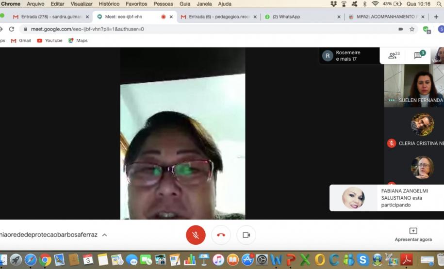 NRE CAMPO MOURÃO ORGANIZA REUNIÕES COM OS SEGMENTOS QUE COMPÕEM A REDE DE PROTEÇÃO As reuniões estão sendo realizadas com os segmentos que compõe a Rede de Proteção por Comarca. Tem por objetivo articular e efetivar o trabalho da Rede de Proteção na busca pelos alunos evadidos da escola.