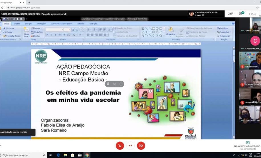 OS EFEITOS DA PANDEMIA EM MINHA VIDA ESCOLAR A equipe de Educação Básica do NRE de Campo Mourão lançou nesta última terça-feira, 22 de setembro, a ideia da produção de um e-book composto por Relatos Pessoais e Desenhos produzidos por alunos da rede estadual.