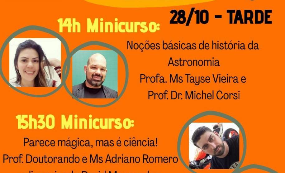 Nos dias 27 a 29/10/2020 o Colégio Estadual de Campo Mourão realizou o evento: “Pátio on-line da Ciência: nunca foi bruxaria, sempre foi Ciência”! Este foi organizado pelas professoras: Elisangela Rovaris Nesi (disciplina de Física), Prof. Marta Regina de Brito (disciplina de Química), alunos(as), Equipe Gestora e parcerias do Núcleo Regional de Educação (NRE) de Campo Mourão, Universidade Estadual de Maringá (UEM) e  Universidade Tecnológica Federal (UTFPR) campus de Campo Mourão.