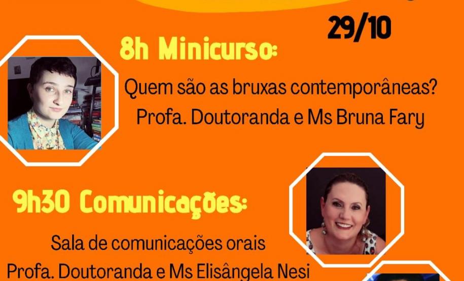 Nos dias 27 a 29/10/2020 o Colégio Estadual de Campo Mourão realizou o evento: “Pátio on-line da Ciência: nunca foi bruxaria, sempre foi Ciência”! Este foi organizado pelas professoras: Elisangela Rovaris Nesi (disciplina de Física), Prof. Marta Regina de Brito (disciplina de Química), alunos(as), Equipe Gestora e parcerias do Núcleo Regional de Educação (NRE) de Campo Mourão, Universidade Estadual de Maringá (UEM) e  Universidade Tecnológica Federal (UTFPR) campus de Campo Mourão.